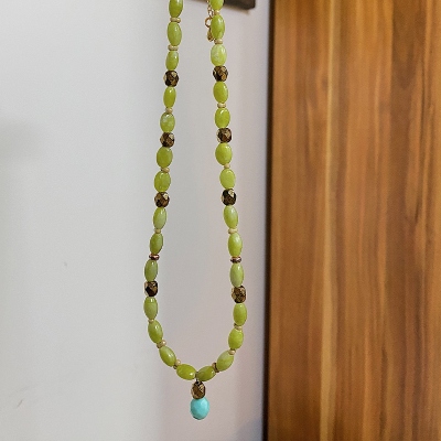 Phoebe Vintage Green Necklace