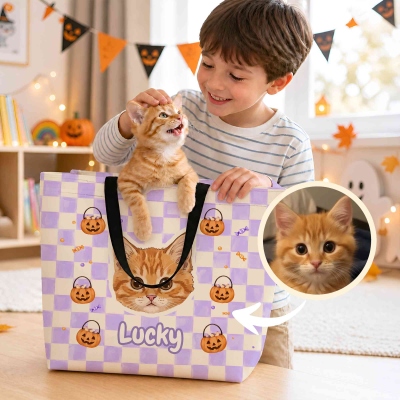 Custom name tote bag